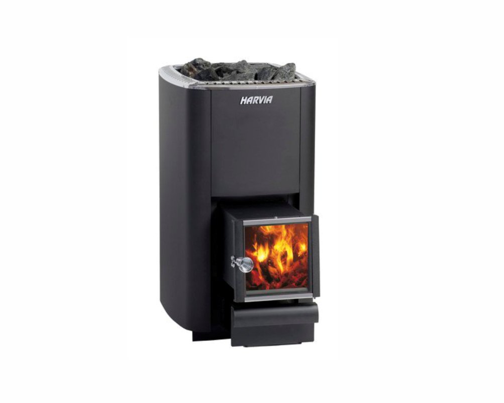 Viðarovn Harvia M3 SL (við áfylling uttanífrá), 16.5 kW (6-13 m³)