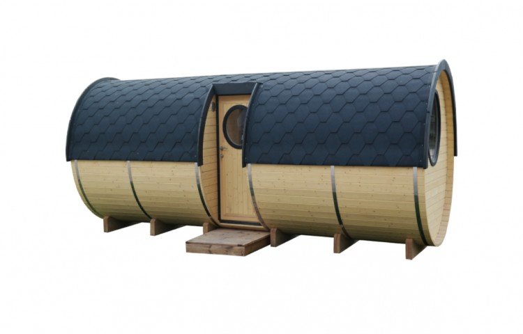 Sauna tunna Ø2.2 x 5.9 við síðuinngongi