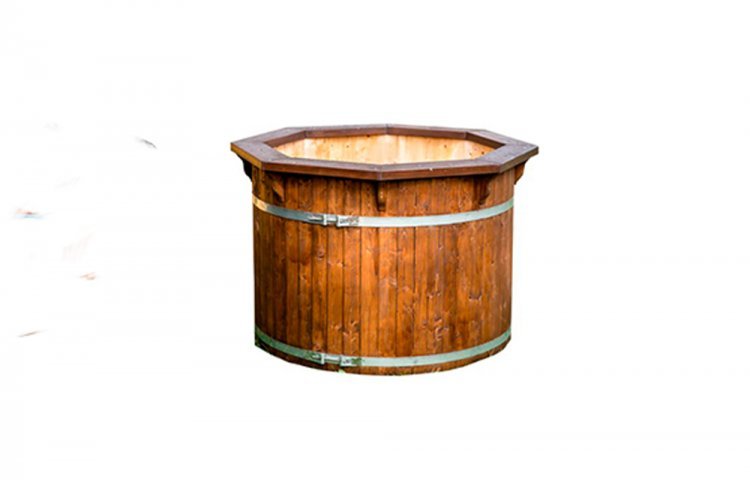 Rundur kaldur pottur