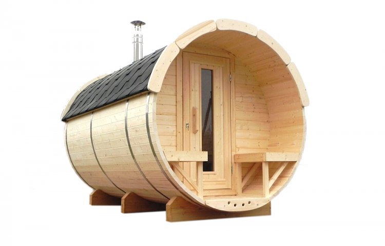 Sauna tunna Ø 2.2 x 3 m